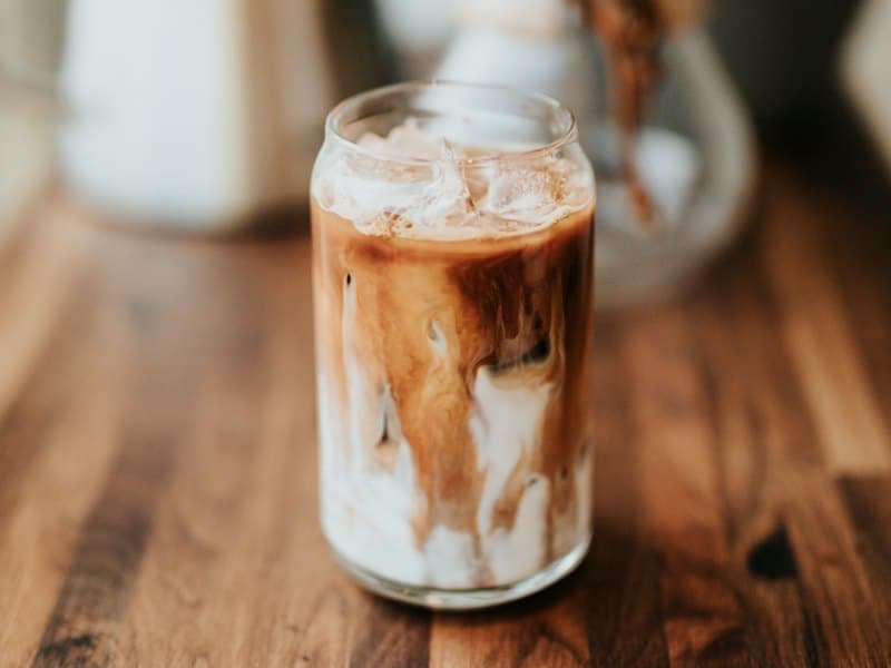 Hazelnut Iced Latte