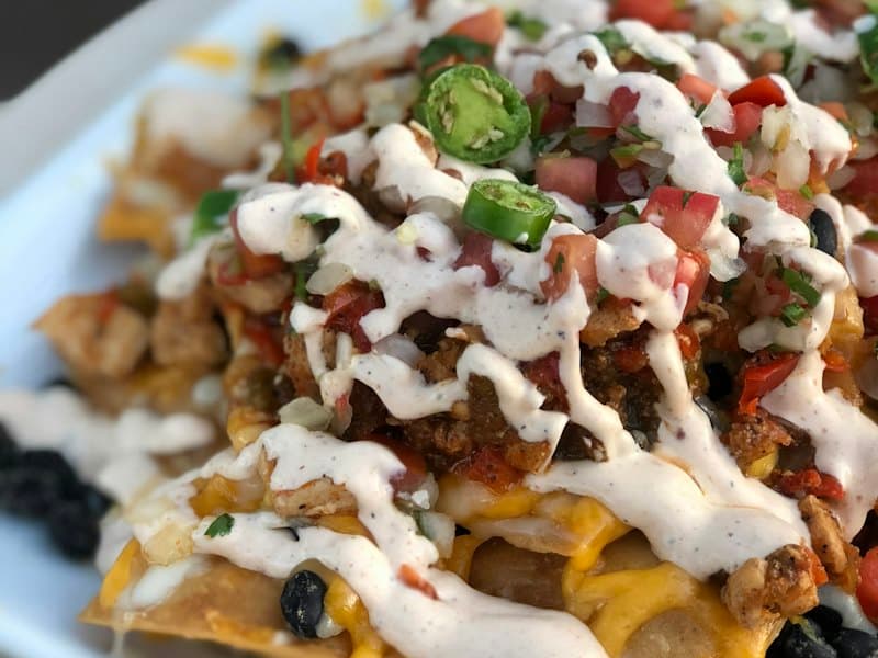 Loaded Chicken Nachos