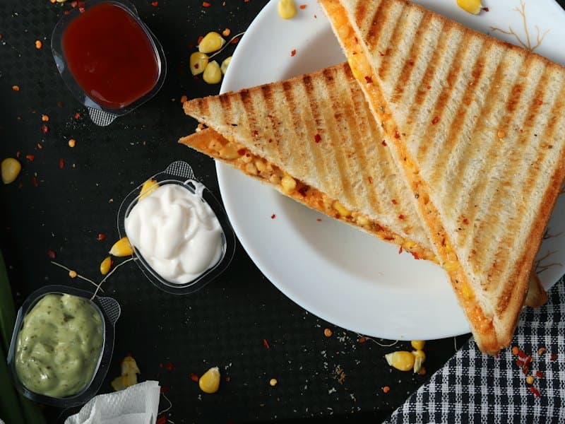 Paneer Tikka Sandwich